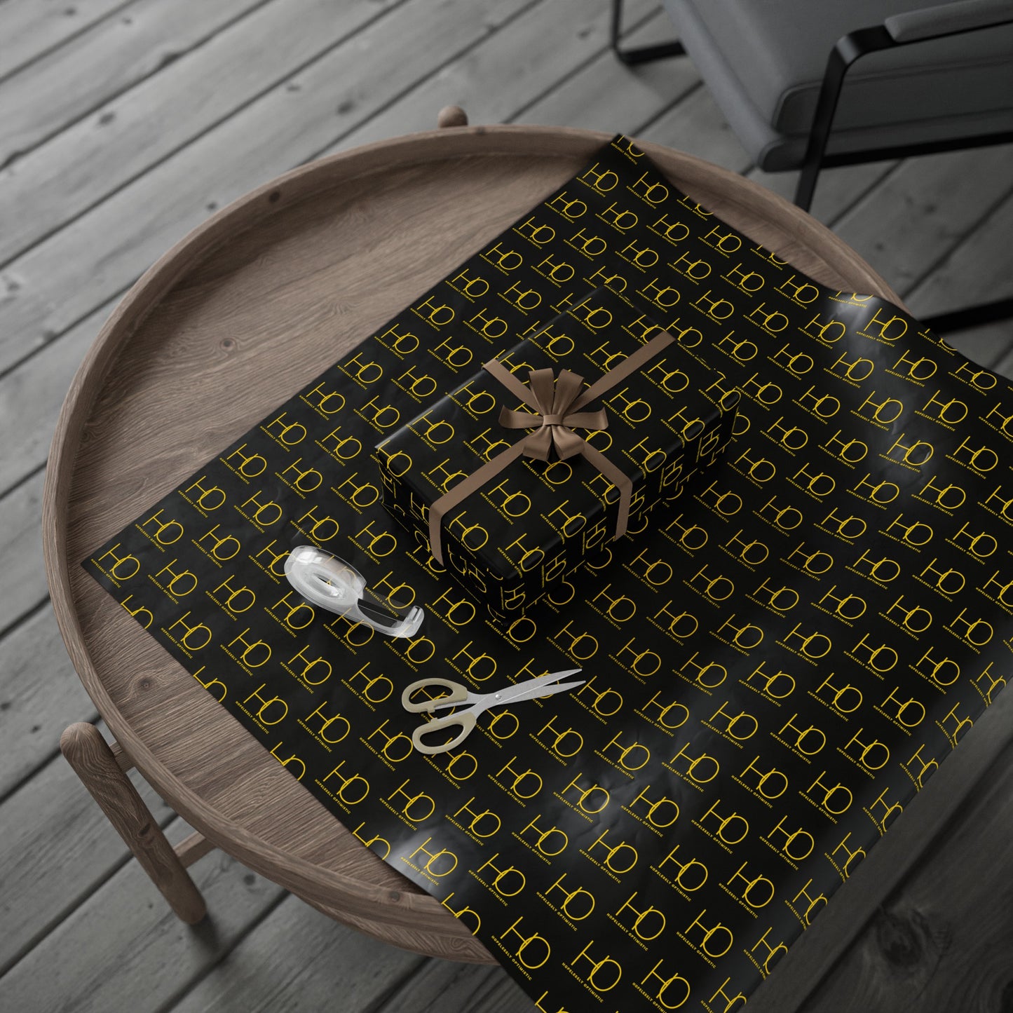 HO Hopelessly Optimistic Wrapping Paper