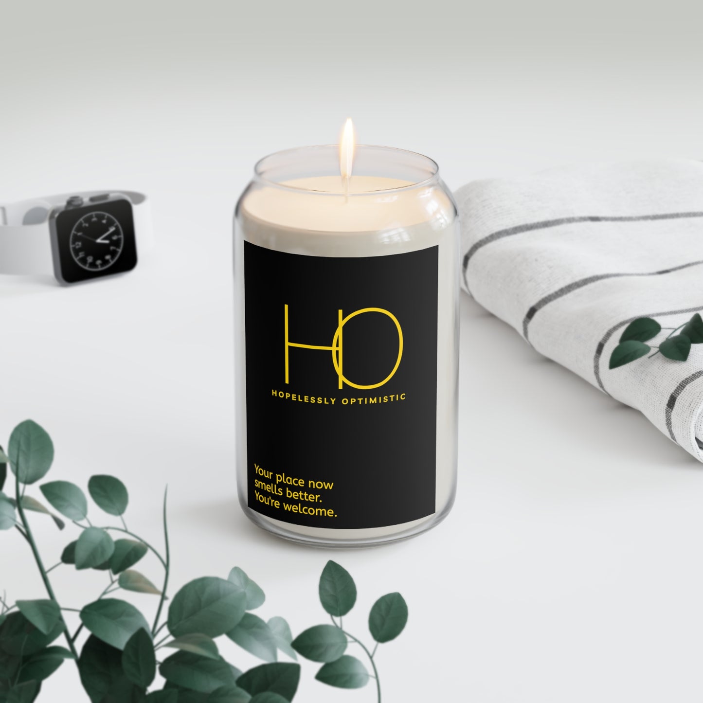 HO Scented Candle: Your place now smells better, 13.75oz