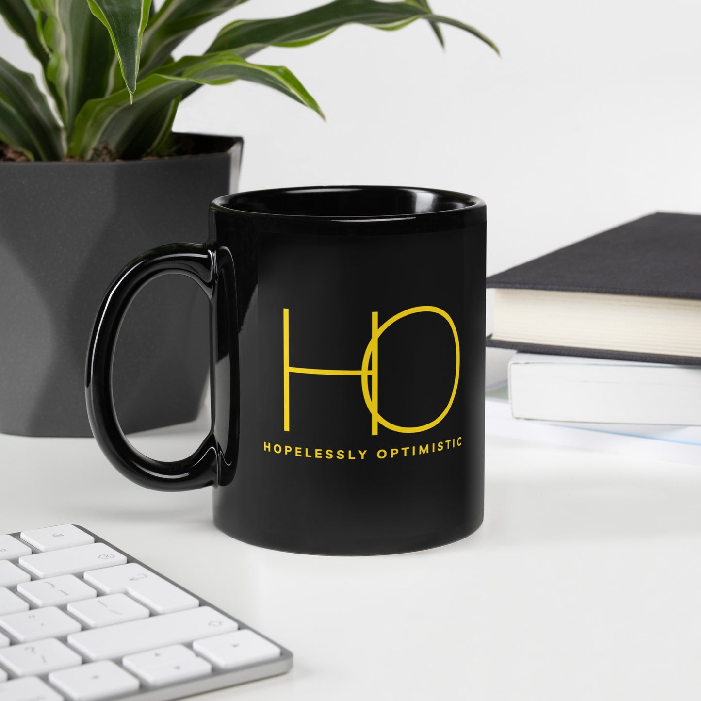HO Black Glossy Mug